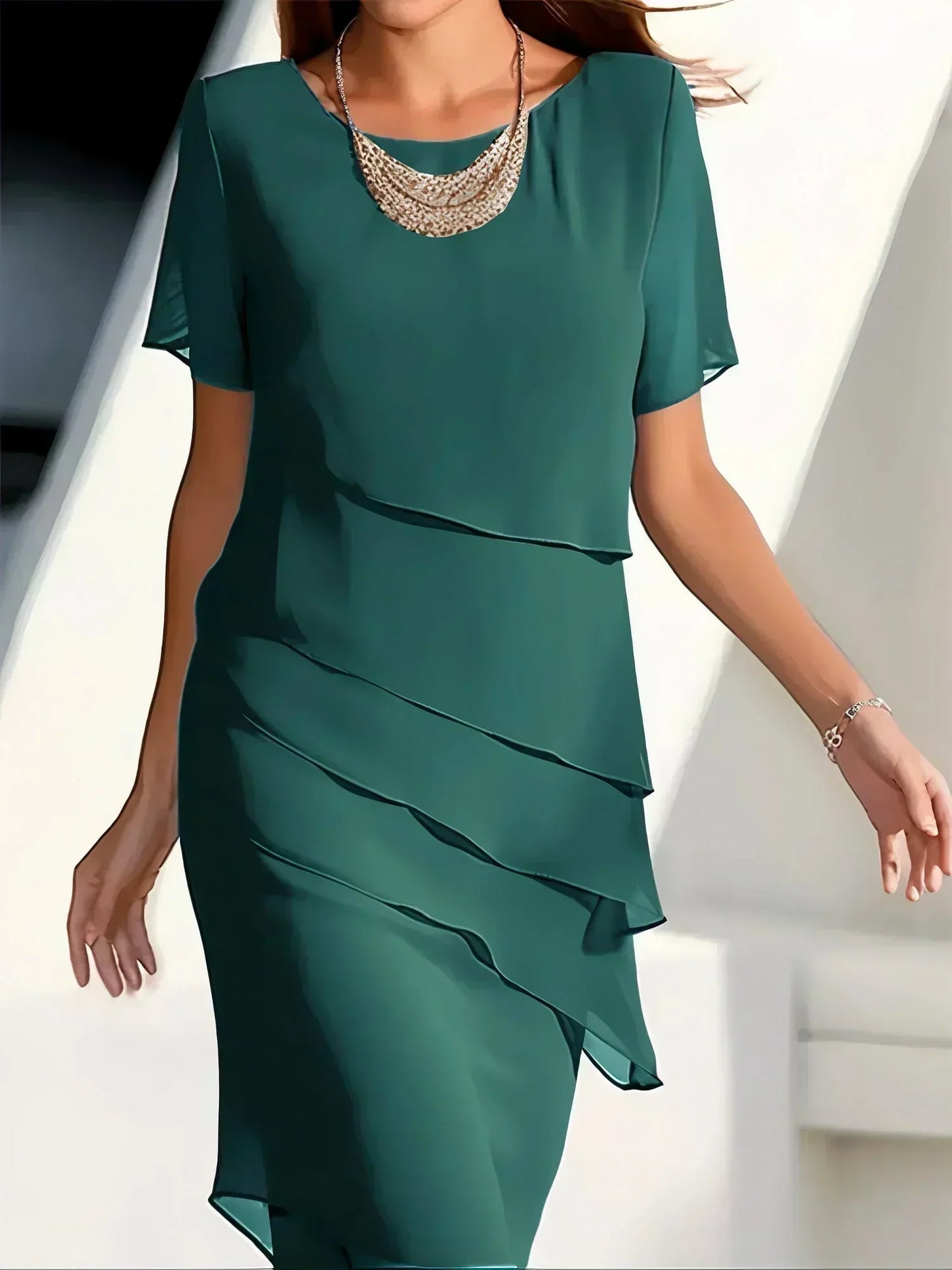 Silvana™ - Elegant Layered Dress