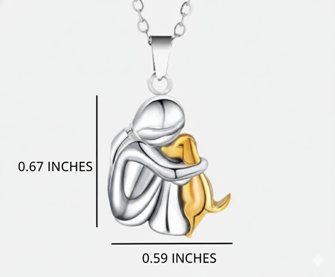 Olivia™ - Dog-Shaped Pendant Necklace