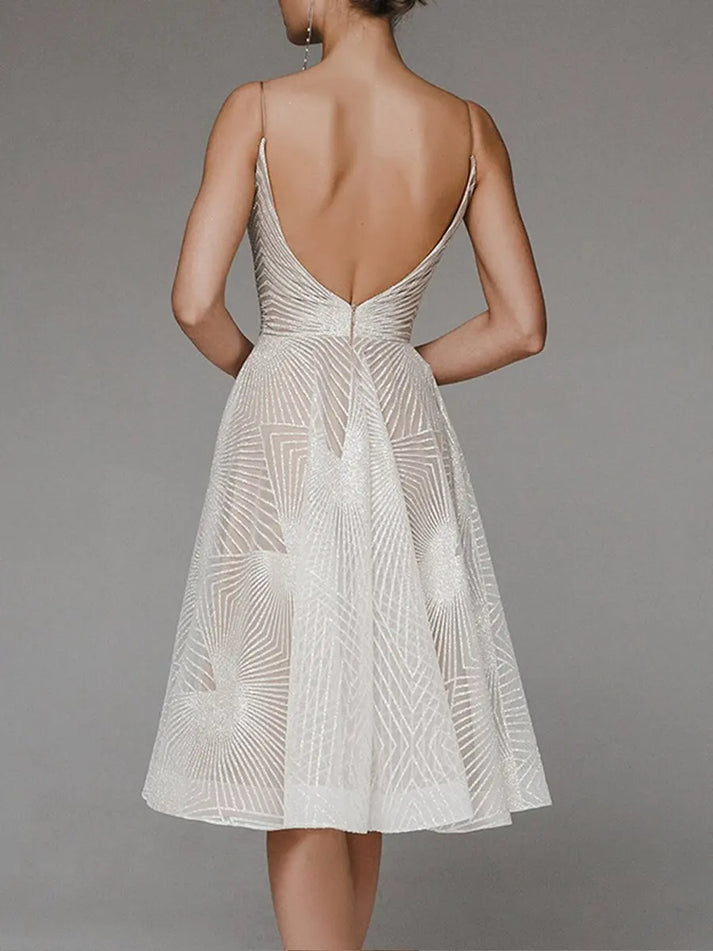 Teresa™ - Elegant Dress with Open Back