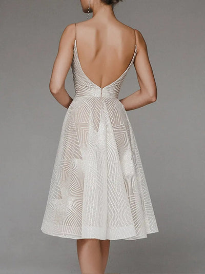 Teresa™ - Elegant Dress with Open Back