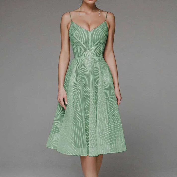 Teresa™ - Elegant Dress with Open Back
