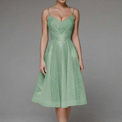 Teresa™ - Elegant Dress with Open Back