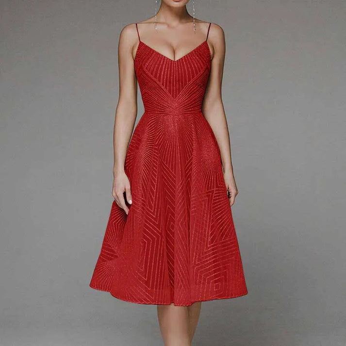 Teresa™ - Elegant Dress with Open Back