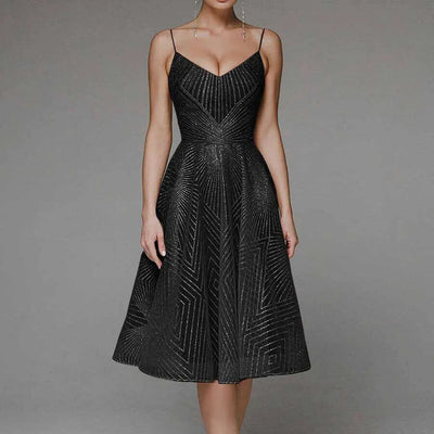 Teresa™ - Elegant Dress with Open Back