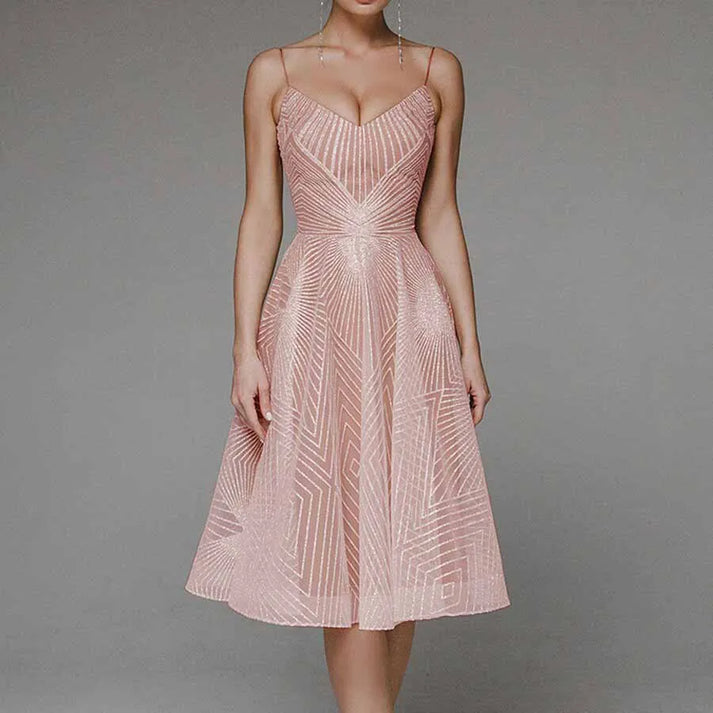 Teresa™ - Elegant Dress with Open Back