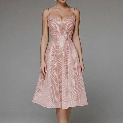 Teresa™ - Elegant Dress with Open Back