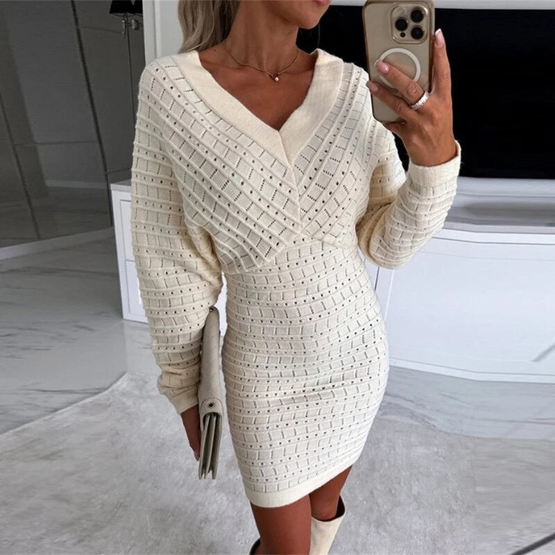 Betania™- Short Long Sleeve Dress