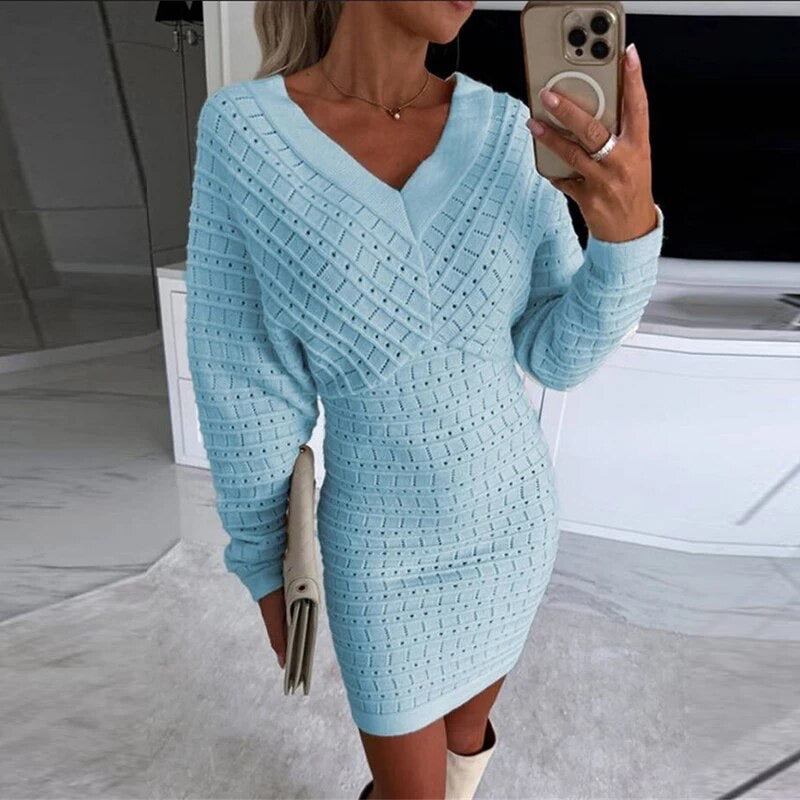 Betania™- Short Long Sleeve Dress