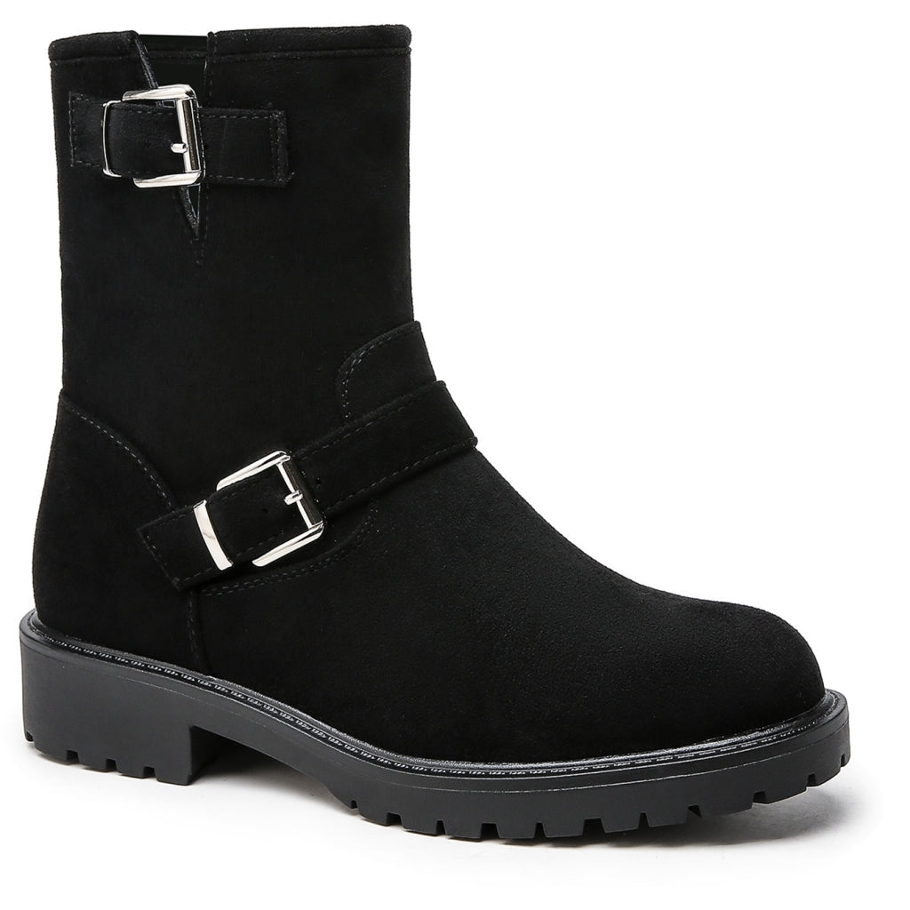Carrie women's biker boot 9170 - Black
