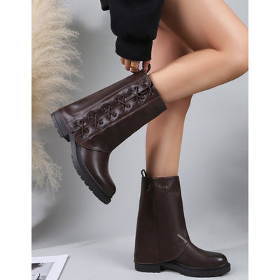 Jane ladies' boots YL205-1 - Brown