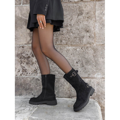 Kasia women's boots 7595A - Black