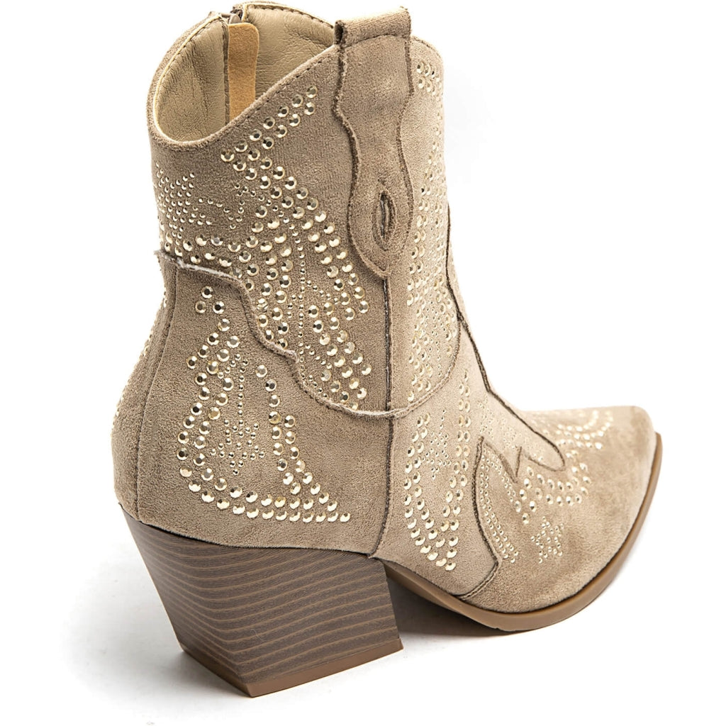 Jacqueline Ladies Cowboy Boots 9676A - Khaki