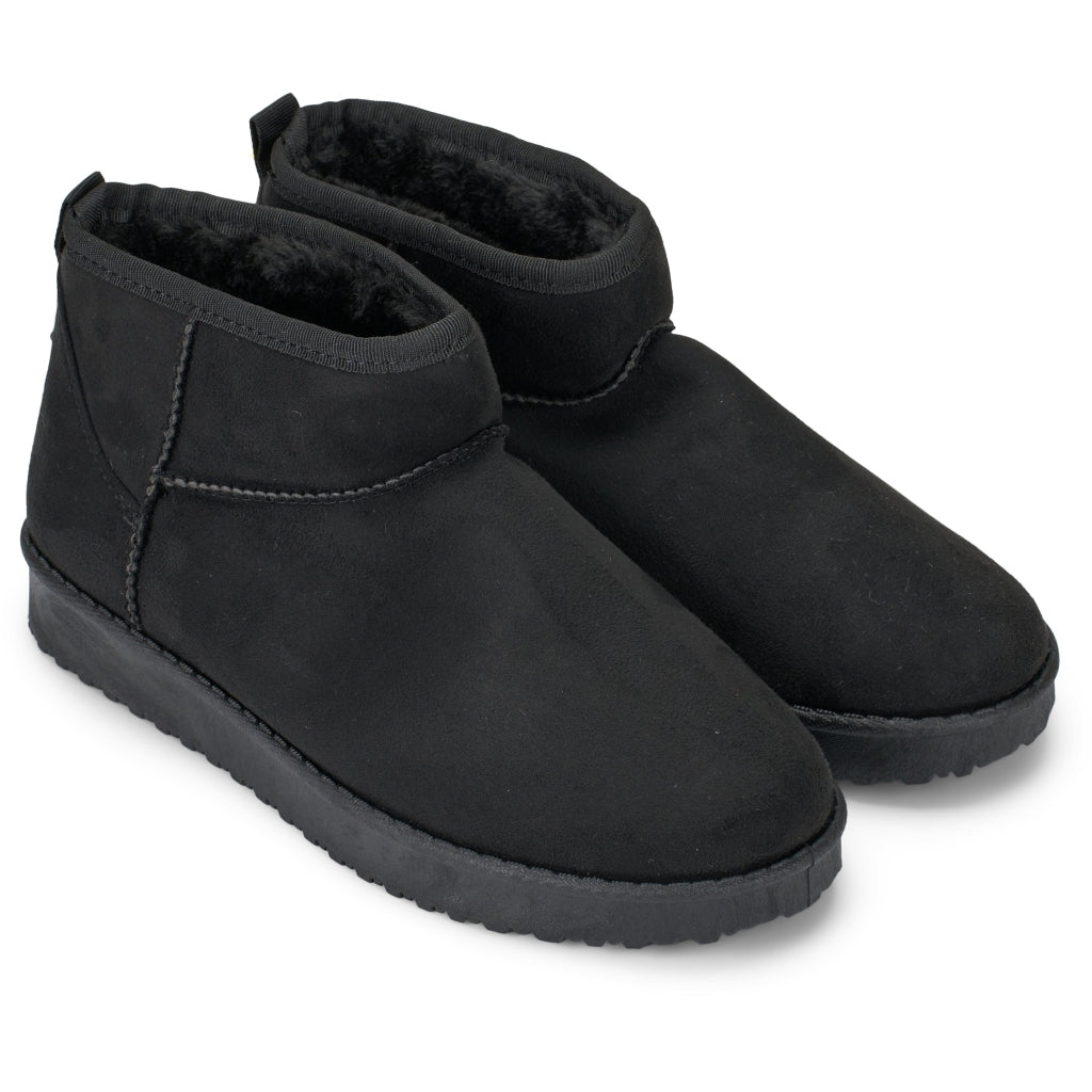 Lillie ladies' fluffy boots WD148 - Black