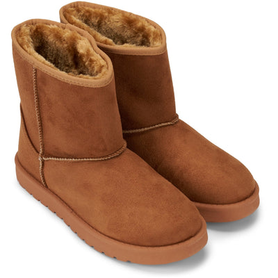 Lina teddy boots 6417 - Camel
