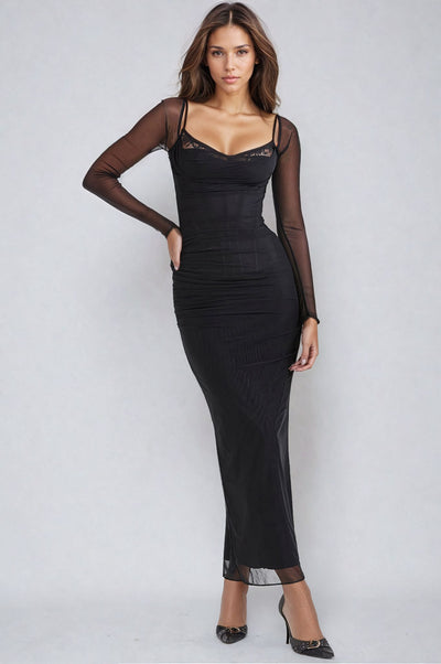 Romina™ - Long Dress with Glamour