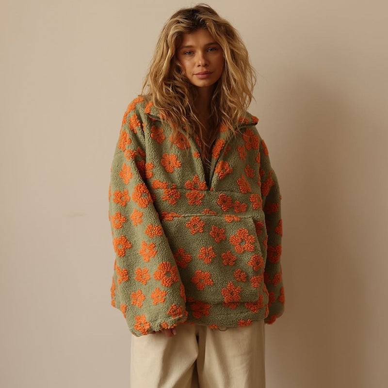 Amalia™ – Boho Sherpa Pullover