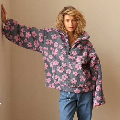 Amalia™ – Boho Sherpa Pullover