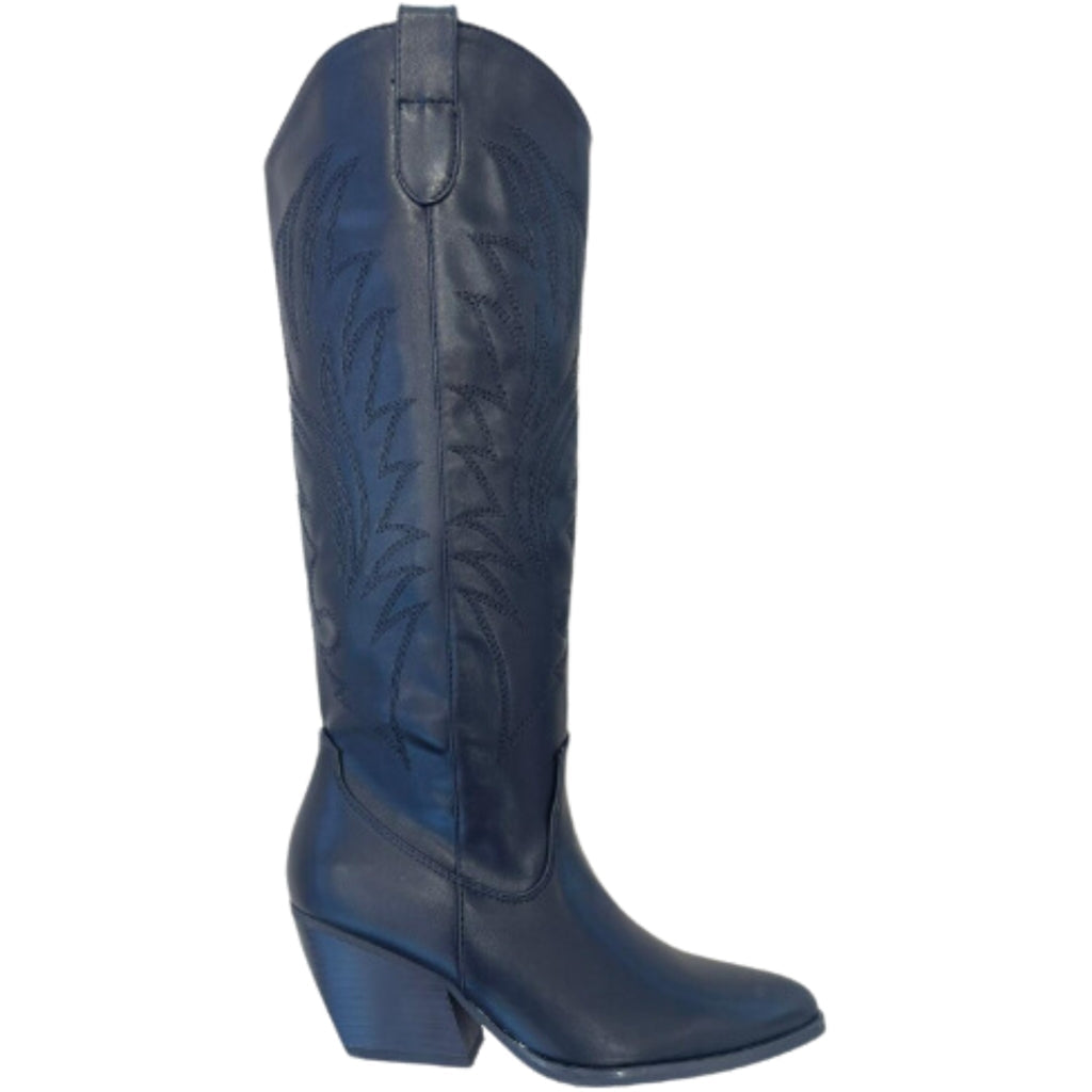 Maude ladies cowboy boots 1229 - Black