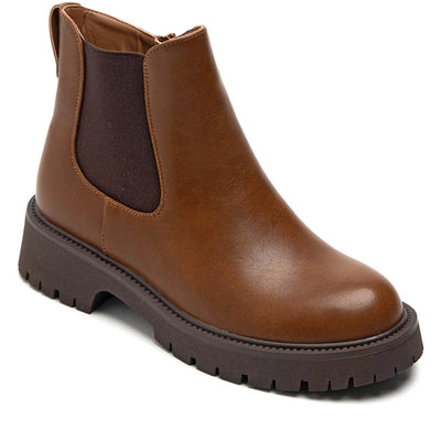 Ladies' ankle boots 9595 - Camel