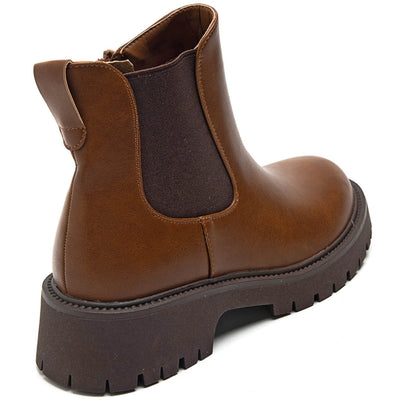 Ladies' ankle boots 9595 - Camel