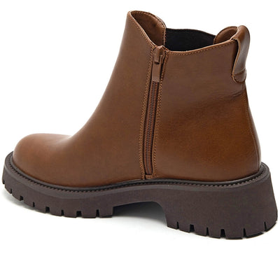 Ladies' ankle boots 9595 - Camel