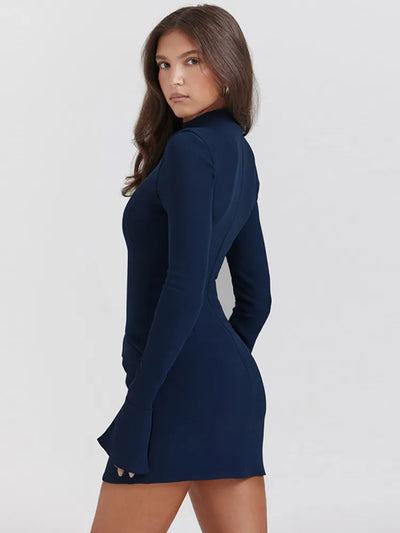 Vanina™ - Elegant Long Sleeve Dress
