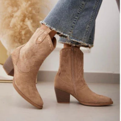 Noelle ladies' cowboy boots 2484 - Taupe