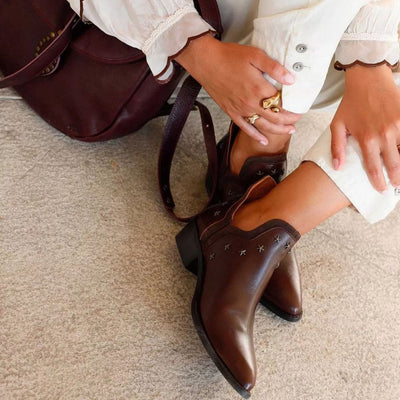Evelyn™ | Western Boots With Studs