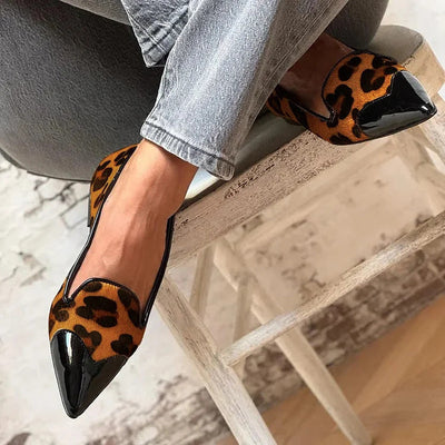 Erin™ | Refined Animal Print Ballet Flats