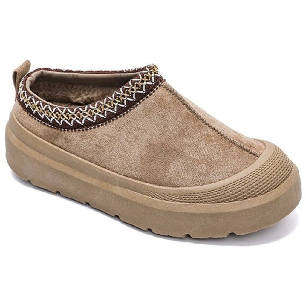 Olivia fuzzy boots WD153 - Khaki