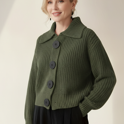 Madeline™ – Ribbed Knit Cardigan
