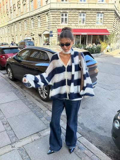 Harper™ – Oversized Striped Sweater