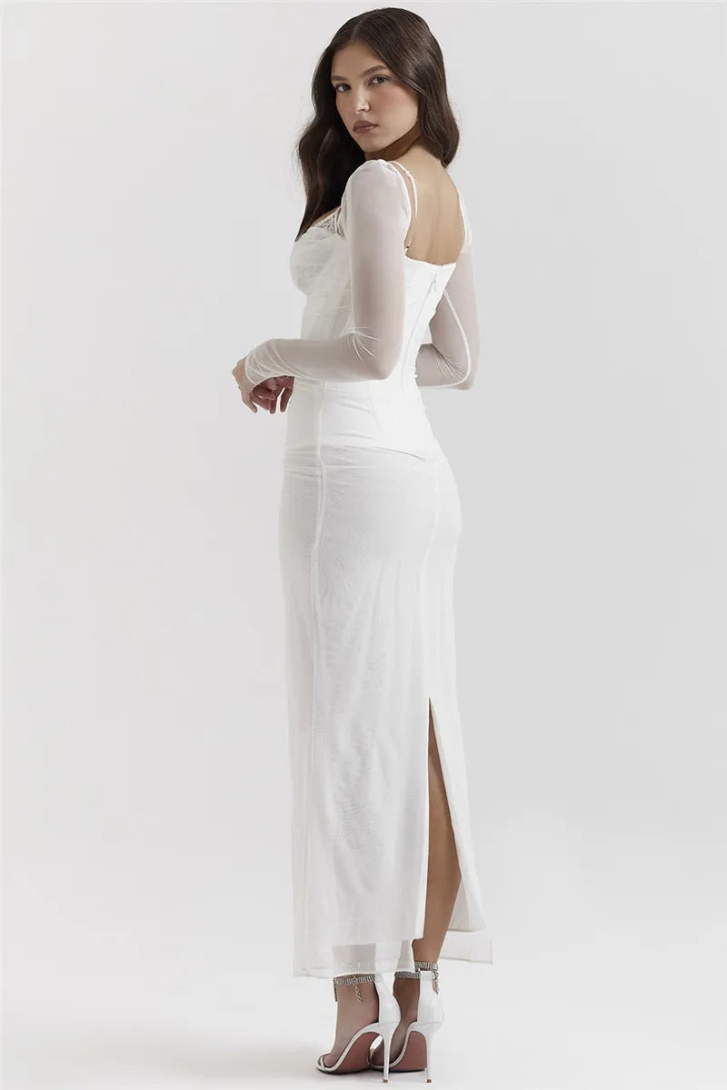 Romina™ - Long Dress with Glamour