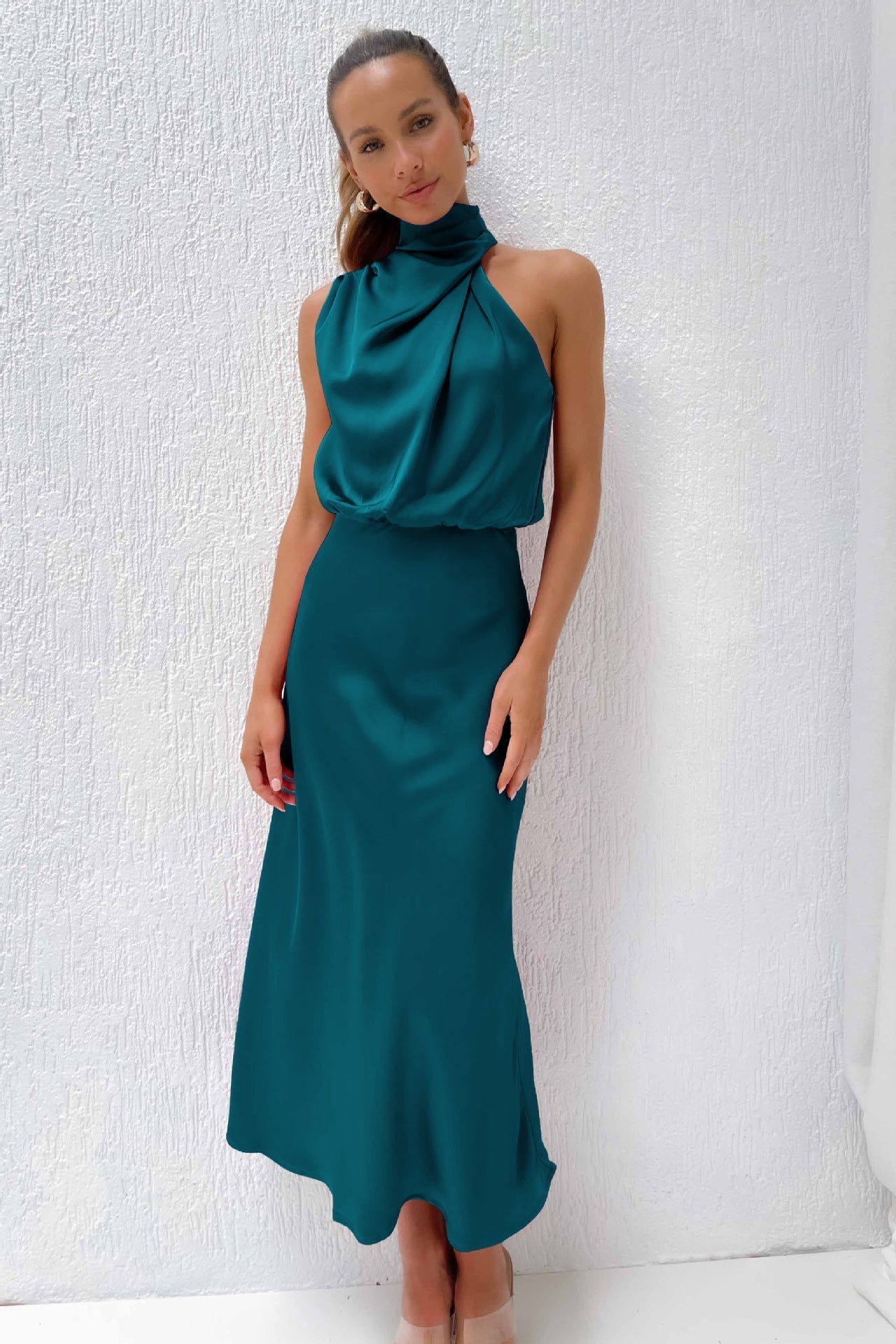 Catalina™ - Long Satin Dress