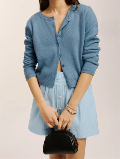 Alessia™ – Cardigan Classico a Bottoni