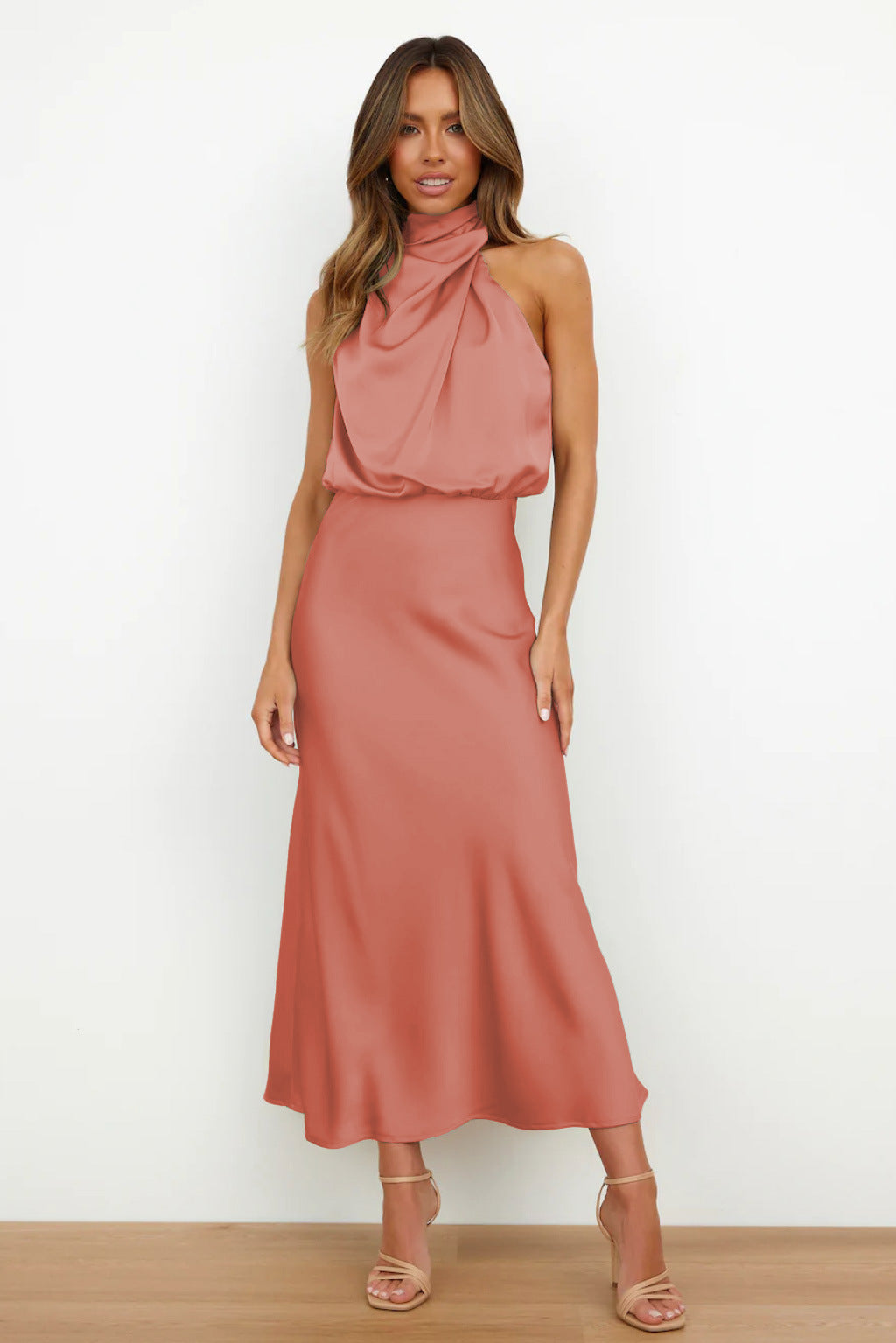 Catalina™ - Long Satin Dress