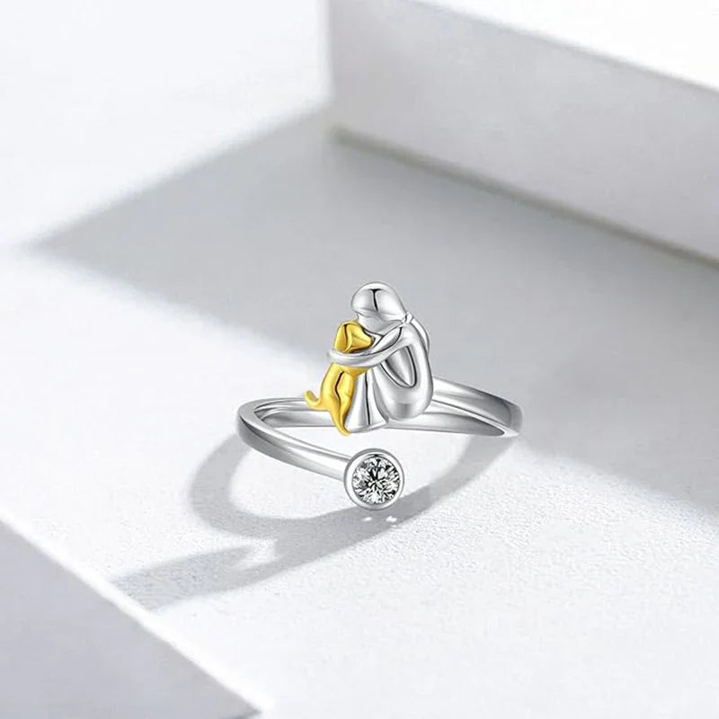 Rose™ - Ring with Dog Icon