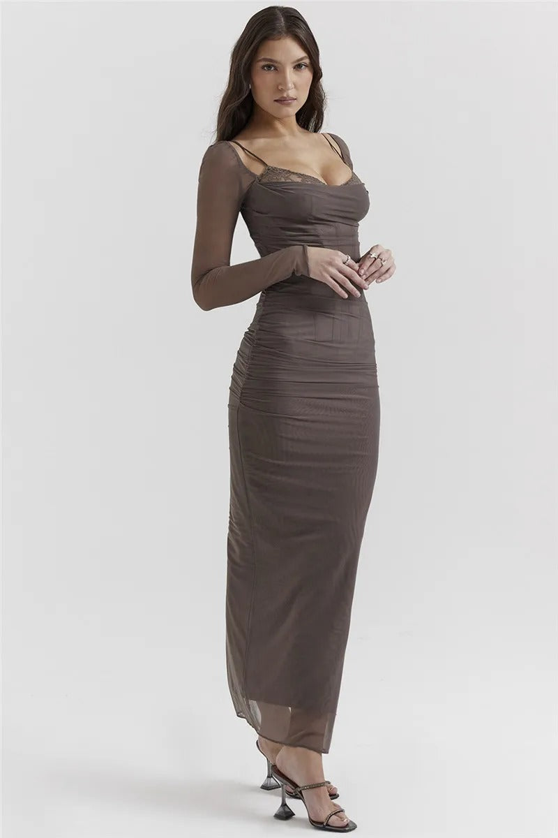 Romina™ - Long Dress with Glamour