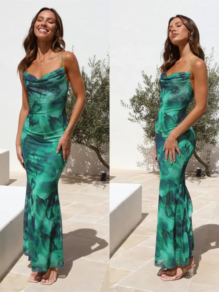Daniela™ - Elegant Green Dress