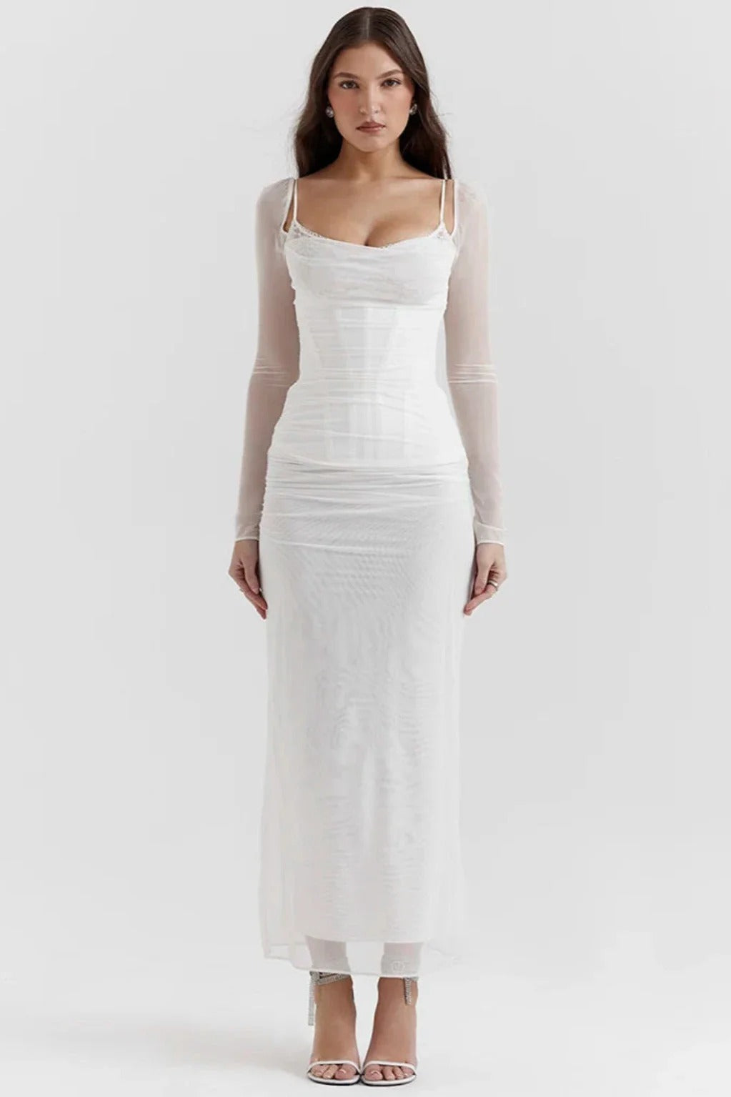 Romina™ - Long Dress with Glamour