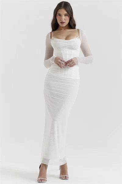 Romina™ - Long Dress with Glamour