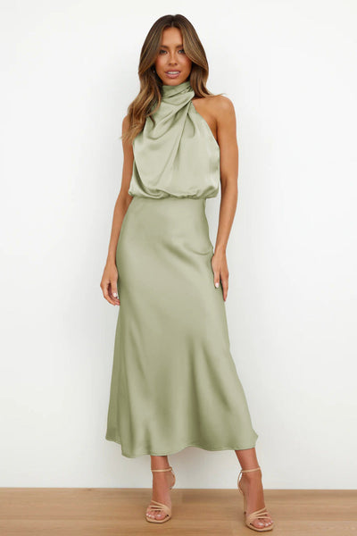 Catalina™ - Long Satin Dress