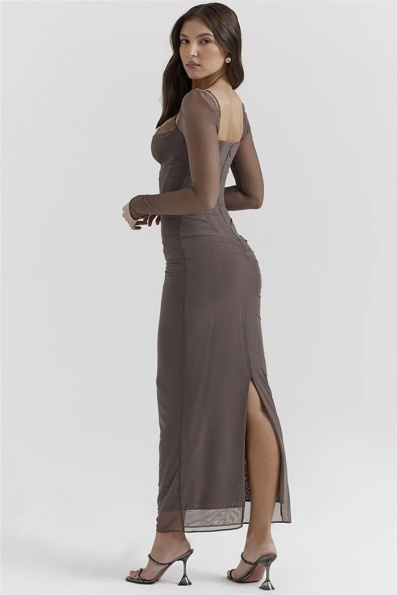 Romina™ - Long Dress with Glamour