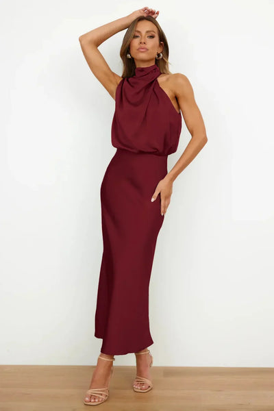 Catalina™ - Long Satin Dress