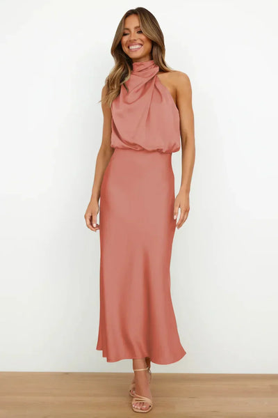 Catalina™ - Long Satin Dress