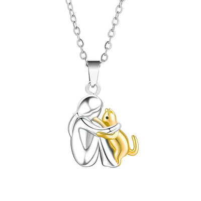 Beth™ - Cat-Shaped Pendant Necklace