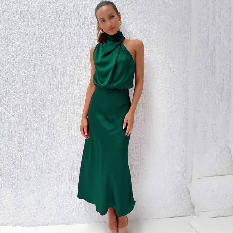 Catalina™ - Long Satin Dress