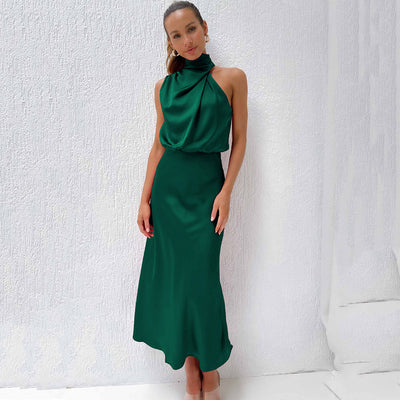 Catalina™ - Long Satin Dress