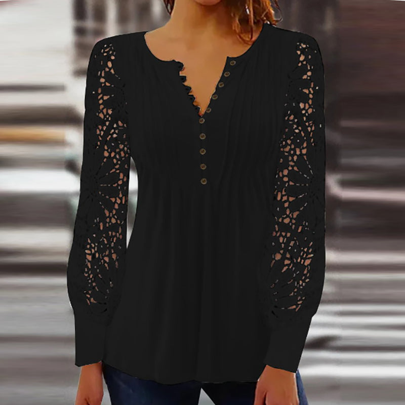 Kathy™ | Elegante Camicia a Maniche Lunghe