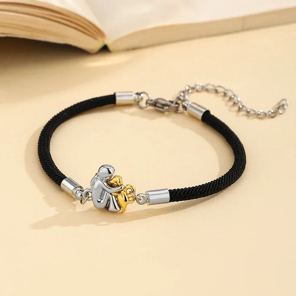 katy™ - Bracelet with cord and dog icon